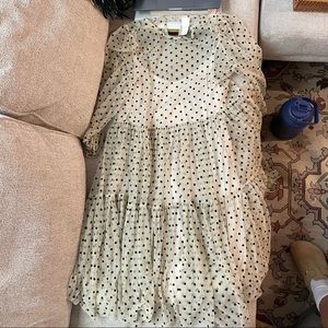H&M polka dot baby doll dress
